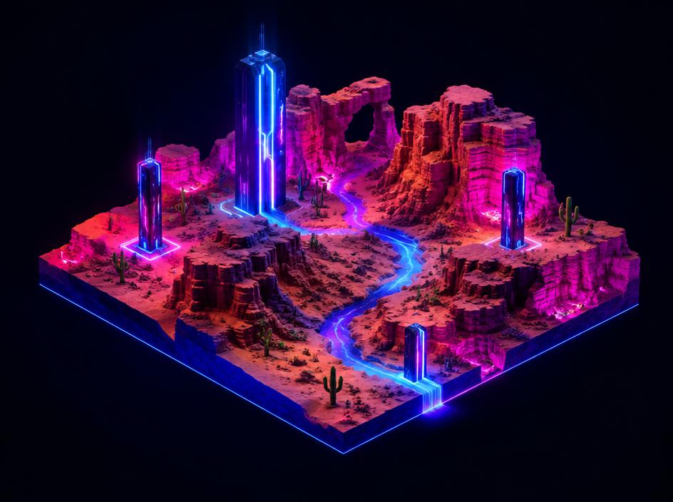 METALAND PLOT #005 in Neon Canyon